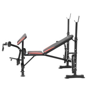 Weight Bench, Multi-Functional Adjustable Weight Bench Press for Full Body Workout, 660lbs Exercise Sit up Bench for Home Gym Strength Training