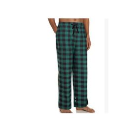 Women's Stretch Plaid Casual Pants With Pockets (Option: Green-XL)