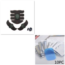 The Ultimate EMS Abs & Muscle Trainer (Option: Red battery set)