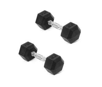 --Only Supports Self Pickup---A Set Of Hexagonal Rubber-coated Dumbbells - Non-slip Grips That Are Durable And Space-saving For Home Gym Strength (Option: 10LB Pair)