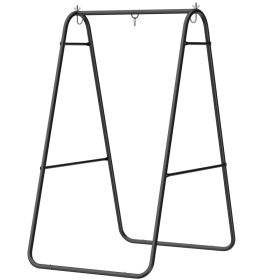 Hammock Chair Stand Only Heavy Duty Solid Steel A-Frame for Hanging Hammock, Egg Chair, Max Load 330 LBS, Black (Option: Black-1030x390x90 mm)