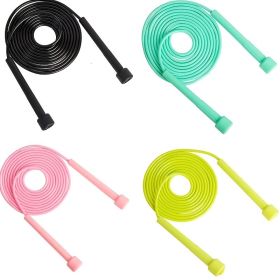Speed Jump Rope; Professional Men Women Gym PVC Skipping Rope Adjustable Fitness Equipment (Color: GREEN)