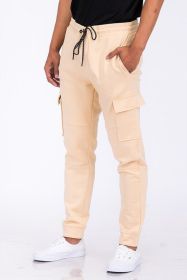 Cargo Jogger Sweats (Color: Black, size: XL)