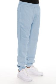 Little Better Premium Cotton Sweat Pant (Color: POWDER BLUE, size: M)