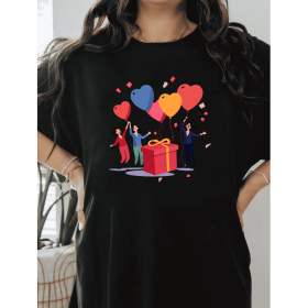 Casual Women's Cotton T-Shirt with Bow Detail - Trendy and Comfortable for Every Season (Style: 264)