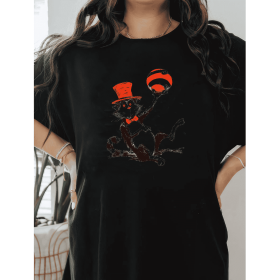 Casual Women's Cotton T-Shirt with Bow Detail - Trendy and Comfortable for Every Season (Style: 280)