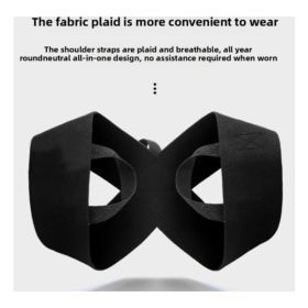 Fitness Heavy Shoulder Straps, Adjustable Fitness Posture Corrector Training Straps, Back Straightener Posture Corrector For Men Weight Training, (Option: S)